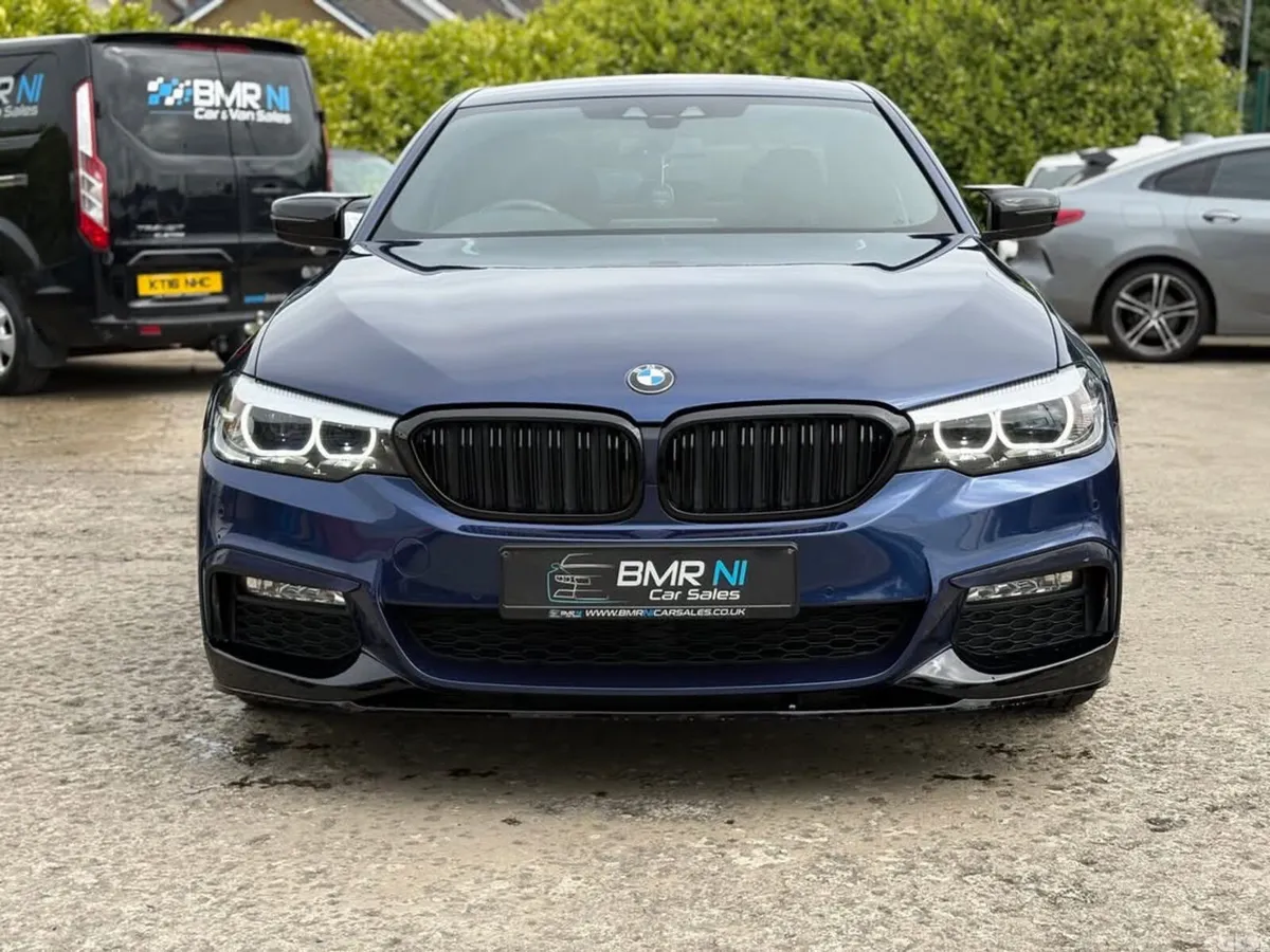 BMW 5-Series Saloon, Petrol Hybrid, 2017, Blue