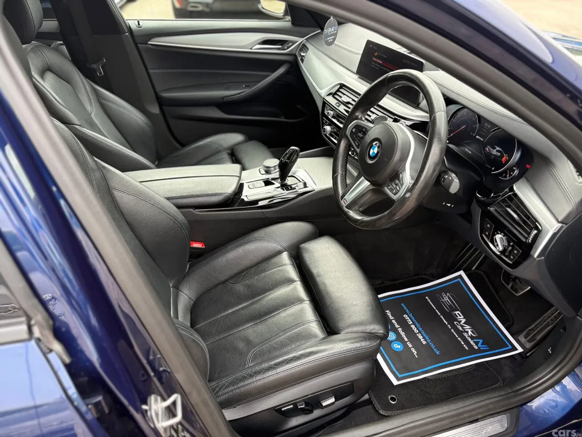 BMW 5-Series Saloon, Petrol Hybrid, 2017, Blue