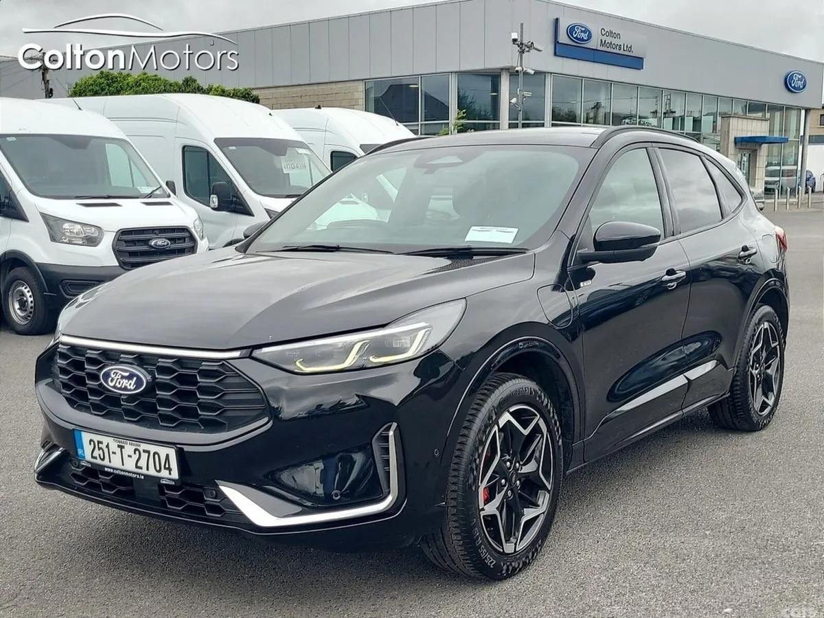 Ford Kuga SUV, Petrol Plug-in Hybrid, 2025, Black