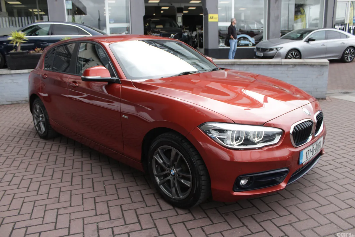 BMW 1-Series Hatchback, Diesel, 2017, Orange