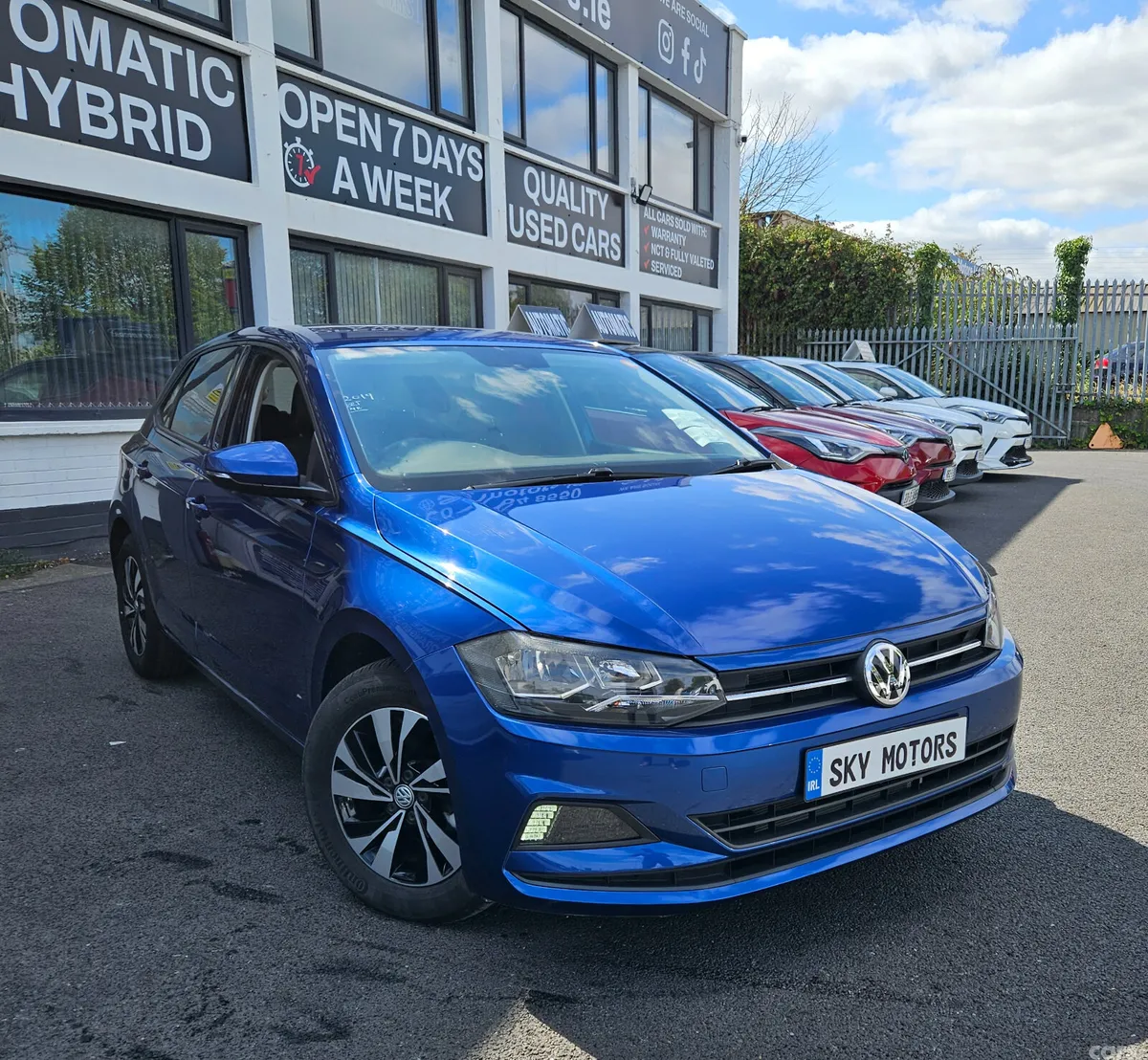 Volkswagen Polo Hatchback, Petrol, 2019, Red
