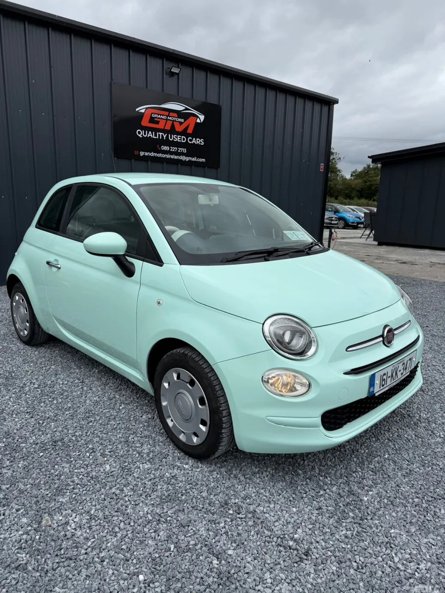 Fiat 500 Hatchback, Petrol, 2016, Green