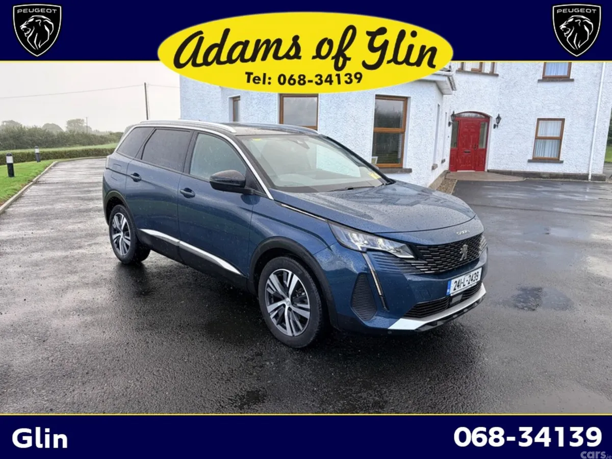Peugeot 5008 SUV, Petrol Hybrid, 2024, Blue
