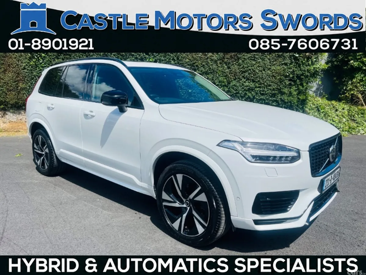 Volvo XC90 SUV, Petrol Plug-in Hybrid, 2023, White