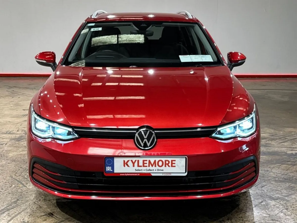 Volkswagen Golf Estate, Petrol Hybrid, 2021, Red