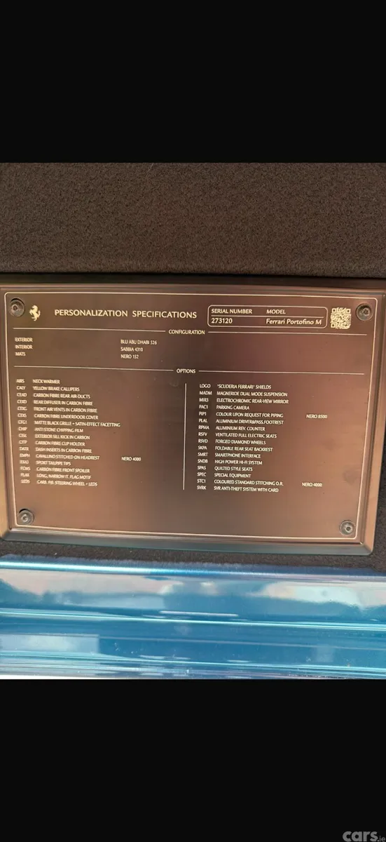 Ferrari Portofino Convertible, Petrol, 2022, Blue