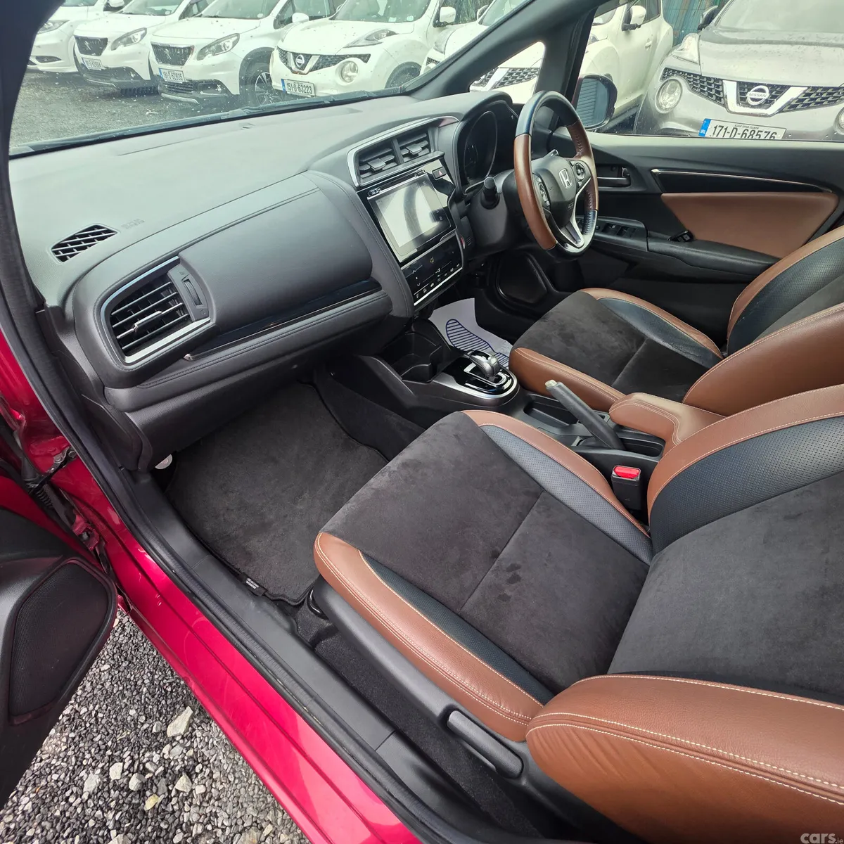 Honda Fit Hatchback, Petrol Hybrid, 2018, Red
