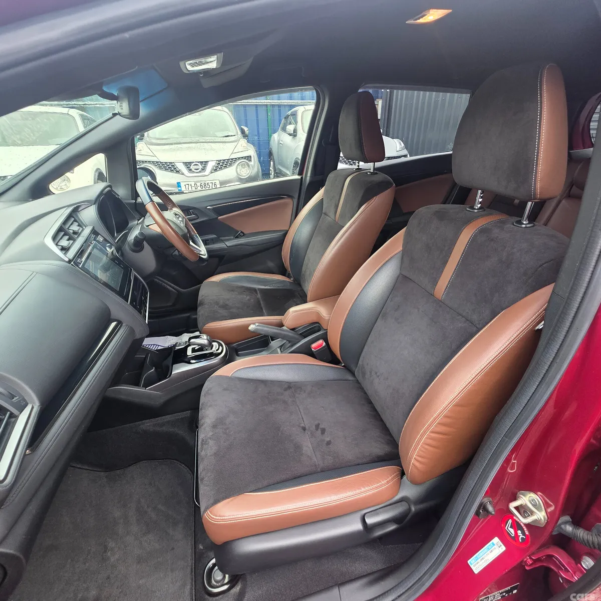Honda Fit Hatchback, Petrol Hybrid, 2018, Red
