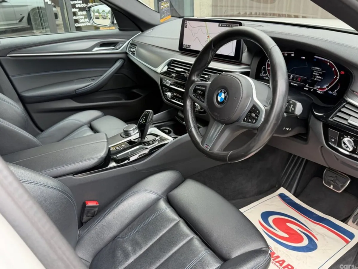 BMW 5-Series Estate, Diesel Hybrid, 2022, White