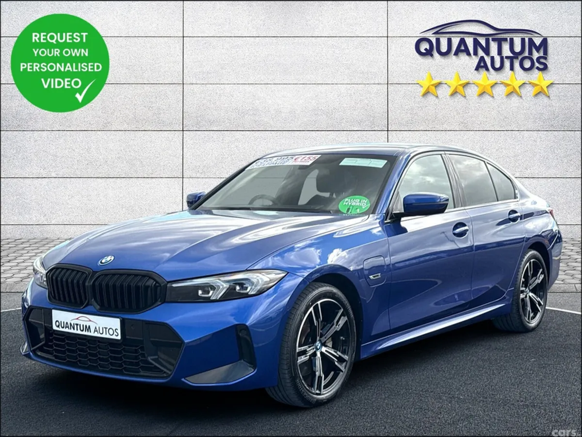 BMW 3-Series Saloon, Petrol Plug-in Hybrid, 2023, Blue