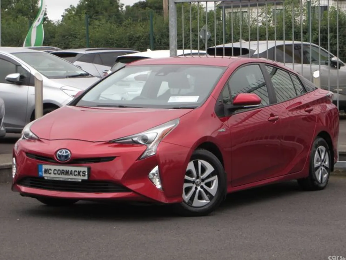 Toyota Prius Hatchback, Petrol Hybrid, 2019, Red