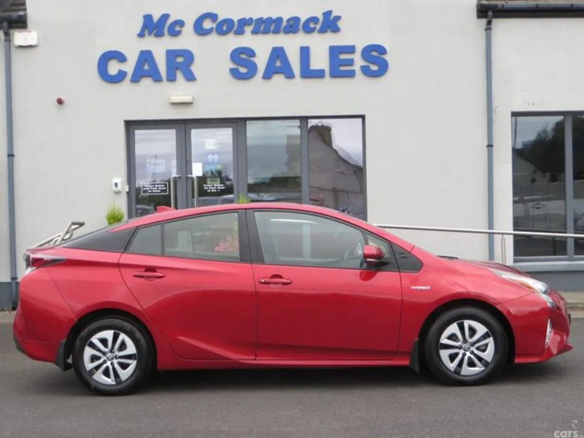 Toyota Prius Hatchback, Petrol Hybrid, 2019, Red