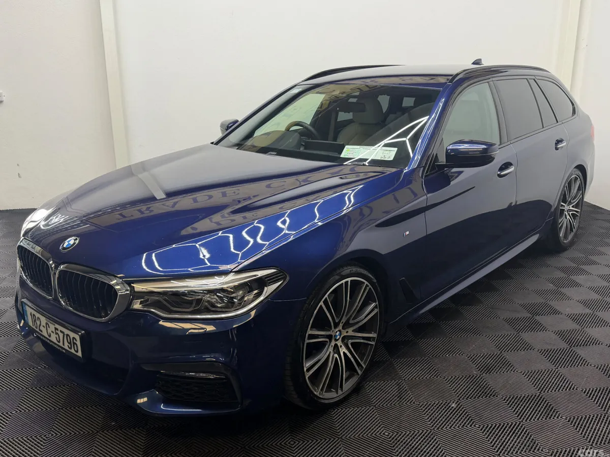 BMW 5-Series Estate, Diesel, 2018, Blue
