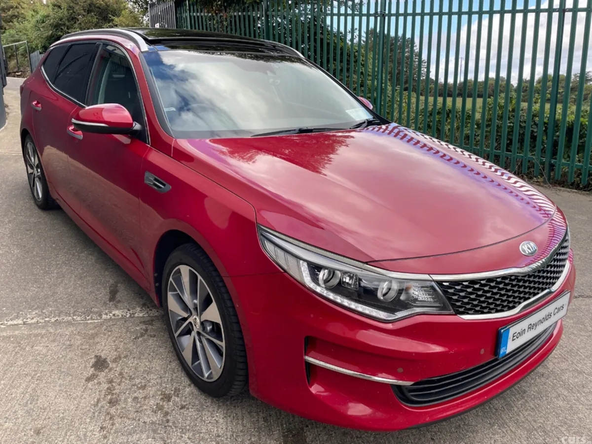 Kia Optima Estate, Diesel, 2018, Red
