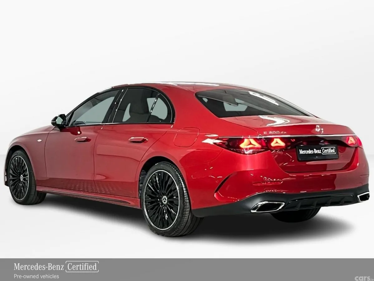 Mercedes-Benz E-Class Saloon, Diesel Plug-in Hybrid, 2025, Red