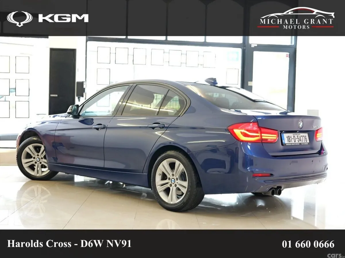 BMW 3-Series Saloon, Petrol, 2018, Blue