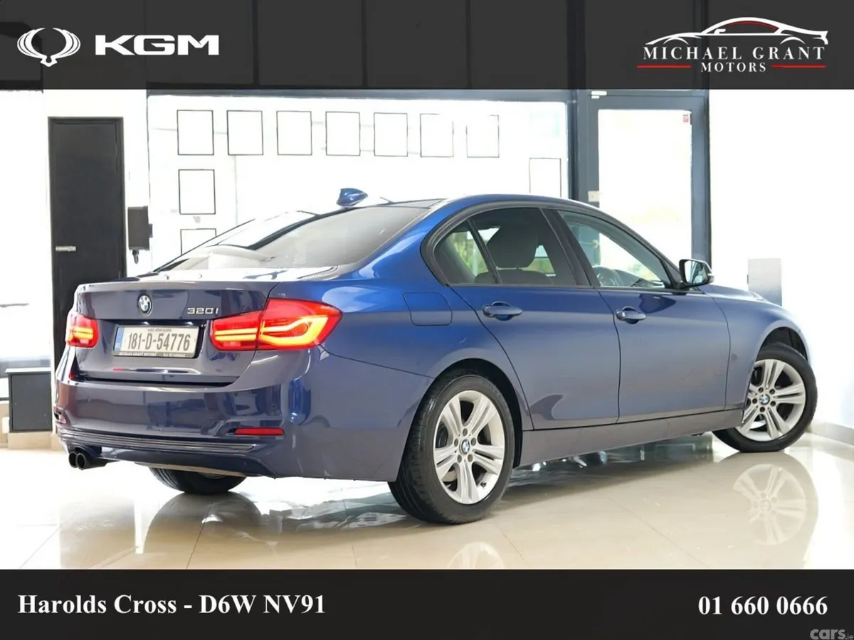 BMW 3-Series Saloon, Petrol, 2018, Blue