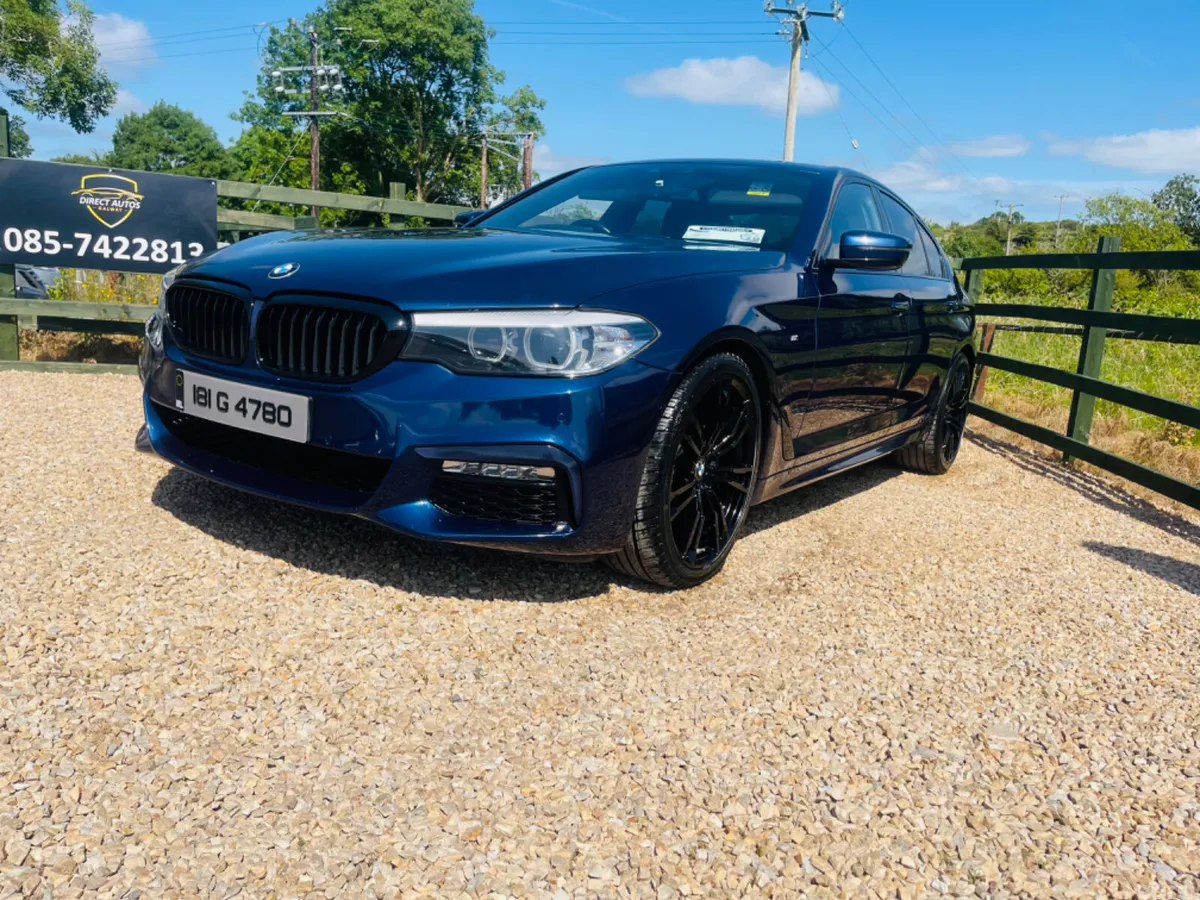 BMW 5-Series Saloon, Diesel, 2018, Blue
