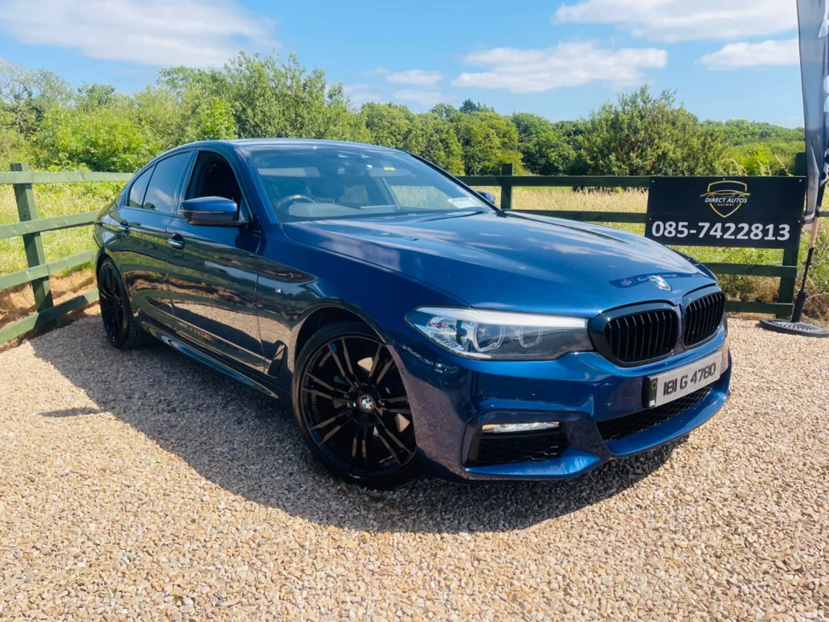 BMW 5-Series Saloon, Diesel, 2018, Blue