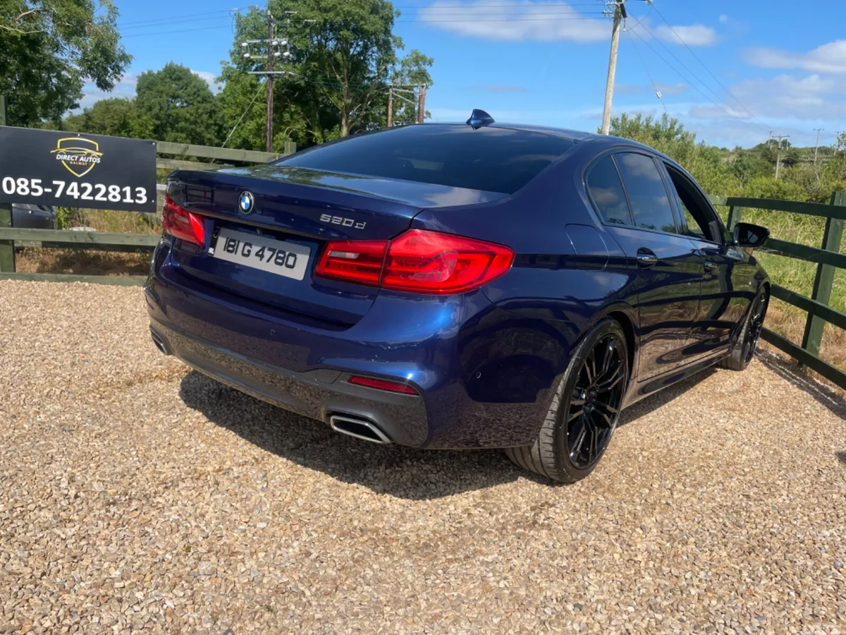 BMW 5-Series Saloon, Diesel, 2018, Blue