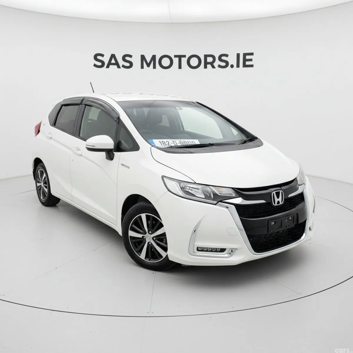 Honda Fit Hatchback, Petrol Hybrid, 2018, White