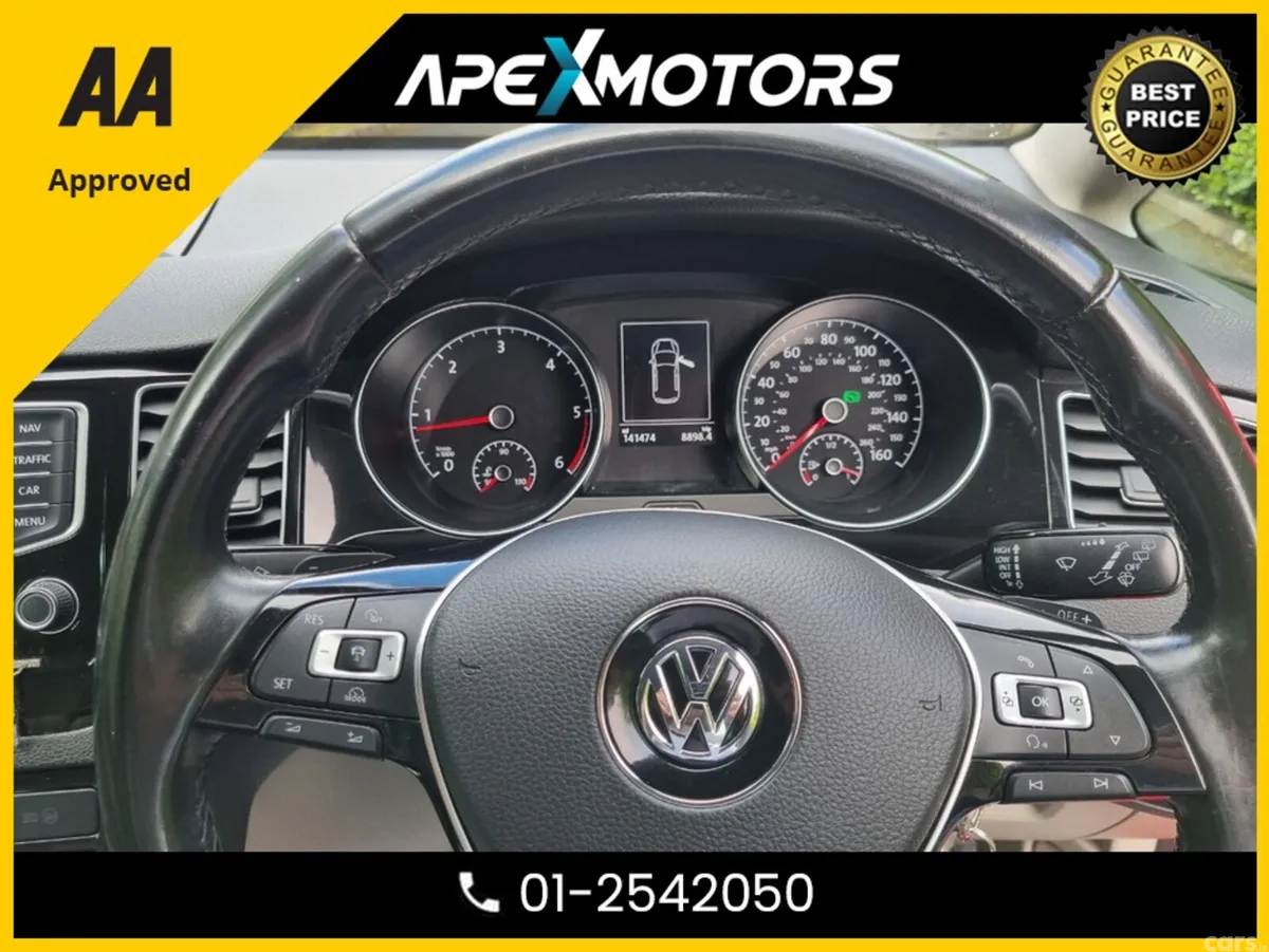 Volkswagen Golf MPV, Diesel, 2015, Red