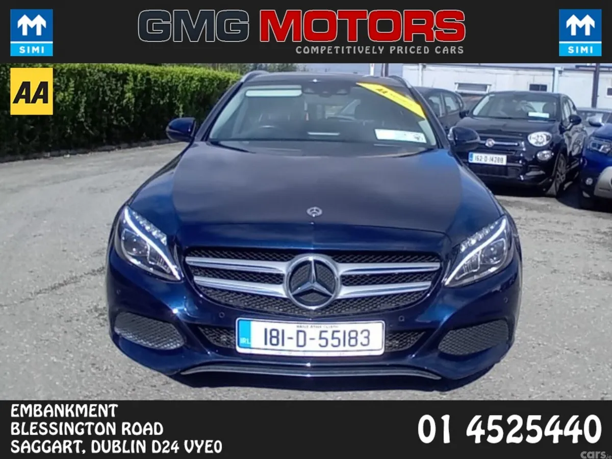 Mercedes-Benz C-Class Estate, Petrol Plug-in Hybrid, 2018, Blue