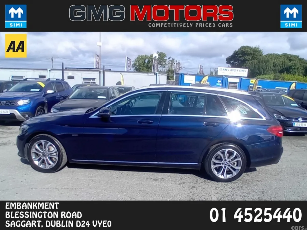 Mercedes-Benz C-Class Estate, Petrol Plug-in Hybrid, 2018, Blue