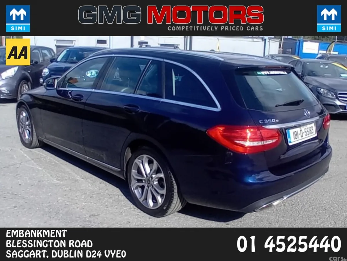 Mercedes-Benz C-Class Estate, Petrol Plug-in Hybrid, 2018, Blue