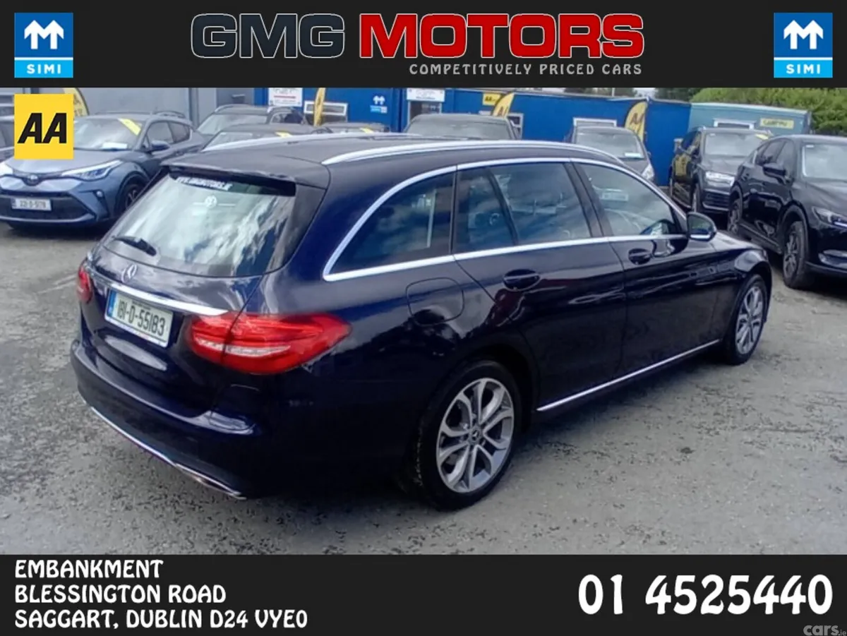Mercedes-Benz C-Class Estate, Petrol Plug-in Hybrid, 2018, Blue