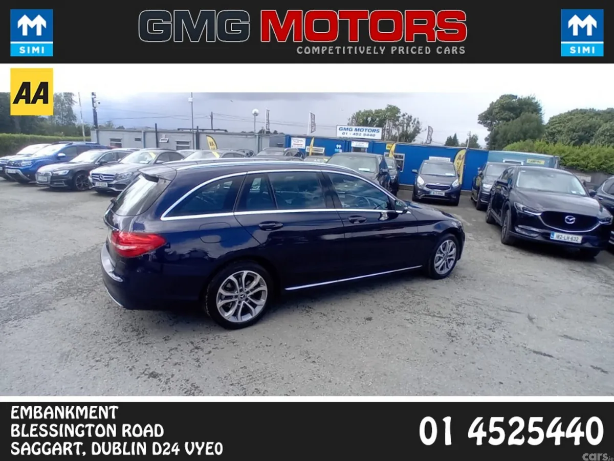 Mercedes-Benz C-Class Estate, Petrol Plug-in Hybrid, 2018, Blue