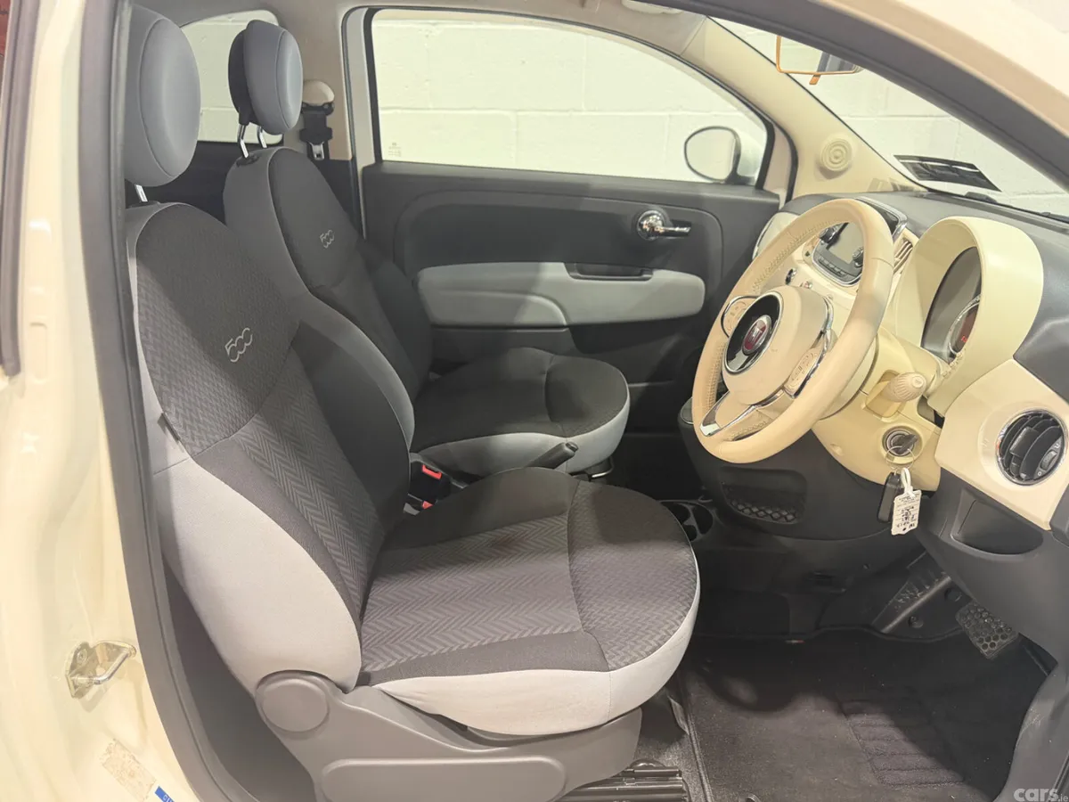 Fiat 500 Hatchback, Petrol, 2017, White