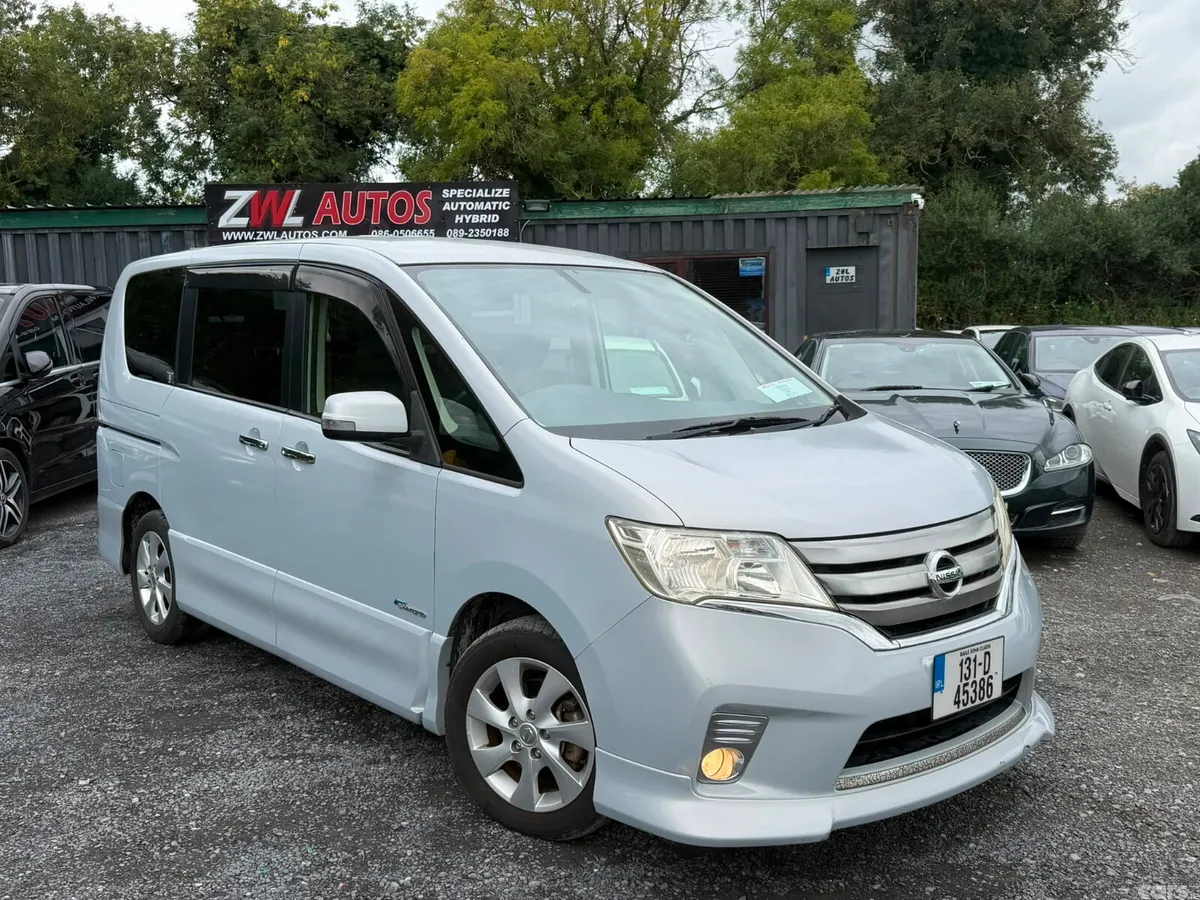 Nissan Serena MPV, Petrol Hybrid, 2013, Silver