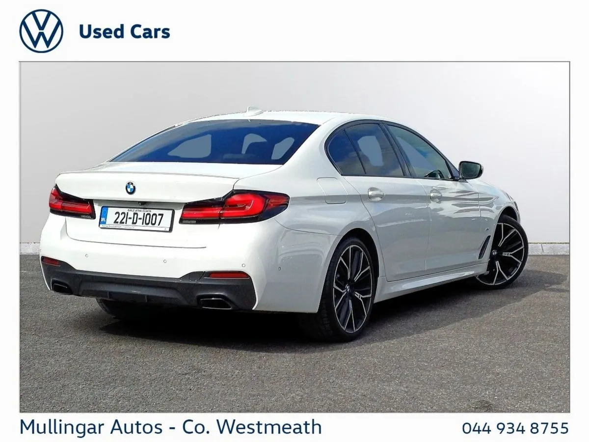 BMW 5-Series Saloon, Diesel, 2022, White