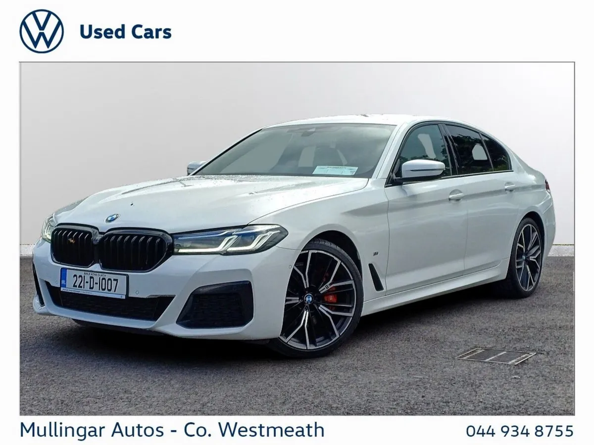 BMW 5-Series Saloon, Diesel, 2022, White