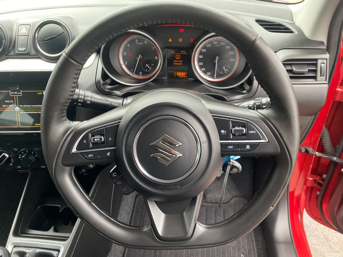 Suzuki Swift Hatchback, Petrol Hybrid, 2023, Red