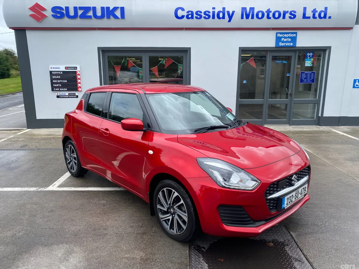 Suzuki Swift Hatchback, Petrol Hybrid, 2023, Red