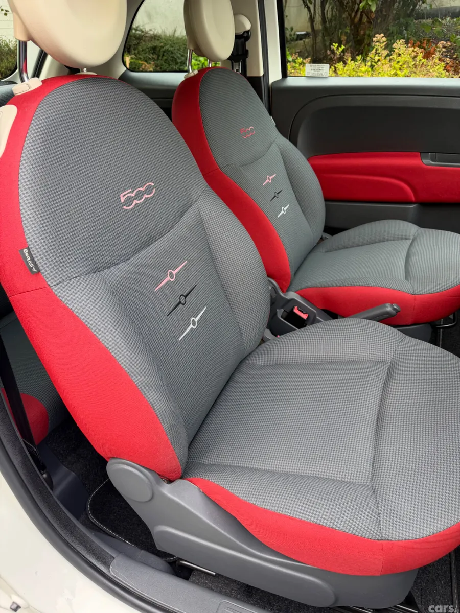 Fiat 500 Hatchback, Petrol, 2015, White
