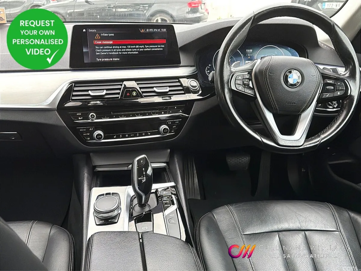 BMW 5-Series Saloon, Petrol Plug-in Hybrid, 2018, Blue