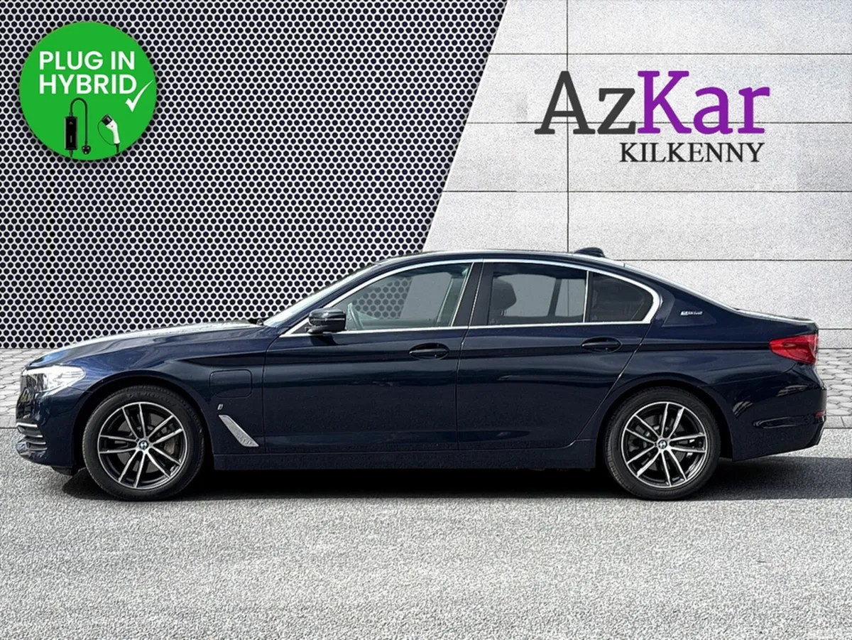 BMW 5-Series Saloon, Petrol Plug-in Hybrid, 2018, Blue