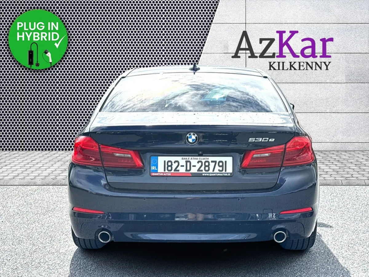BMW 5-Series Saloon, Petrol Plug-in Hybrid, 2018, Blue