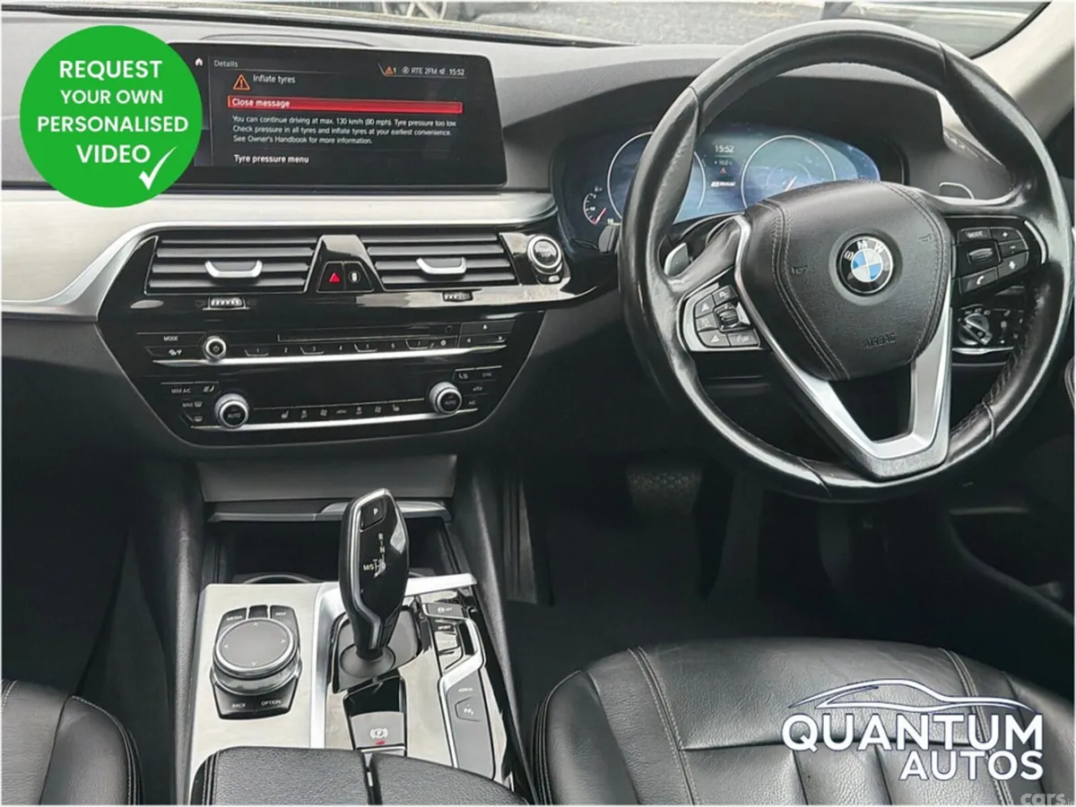 BMW 5-Series Saloon, Petrol Plug-in Hybrid, 2018, Blue