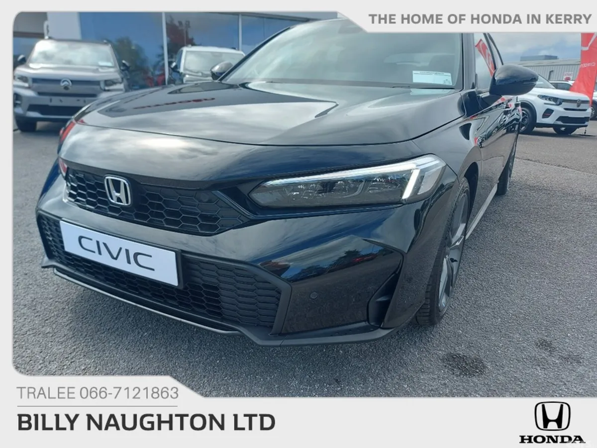 Honda Civic Hatchback, Petrol Hybrid, 2026, Black