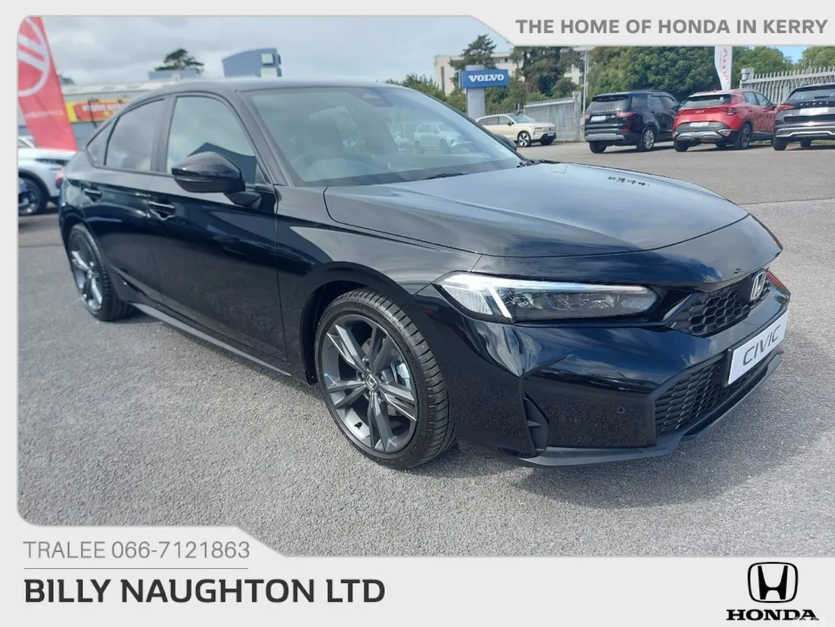 Honda Civic Hatchback, Petrol Hybrid, 2026, Black