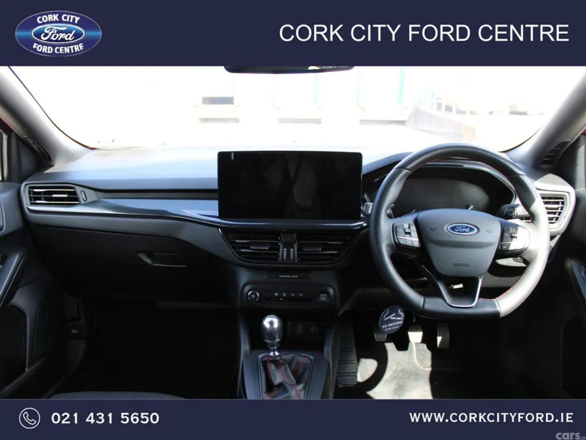 Ford Focus Hatchback, Petrol Hybrid, 2024, Red