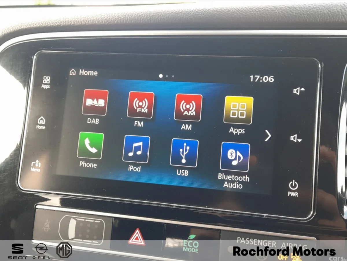 Mitsubishi Outlander Estate, Petrol Plug-in Hybrid, 2020, Black