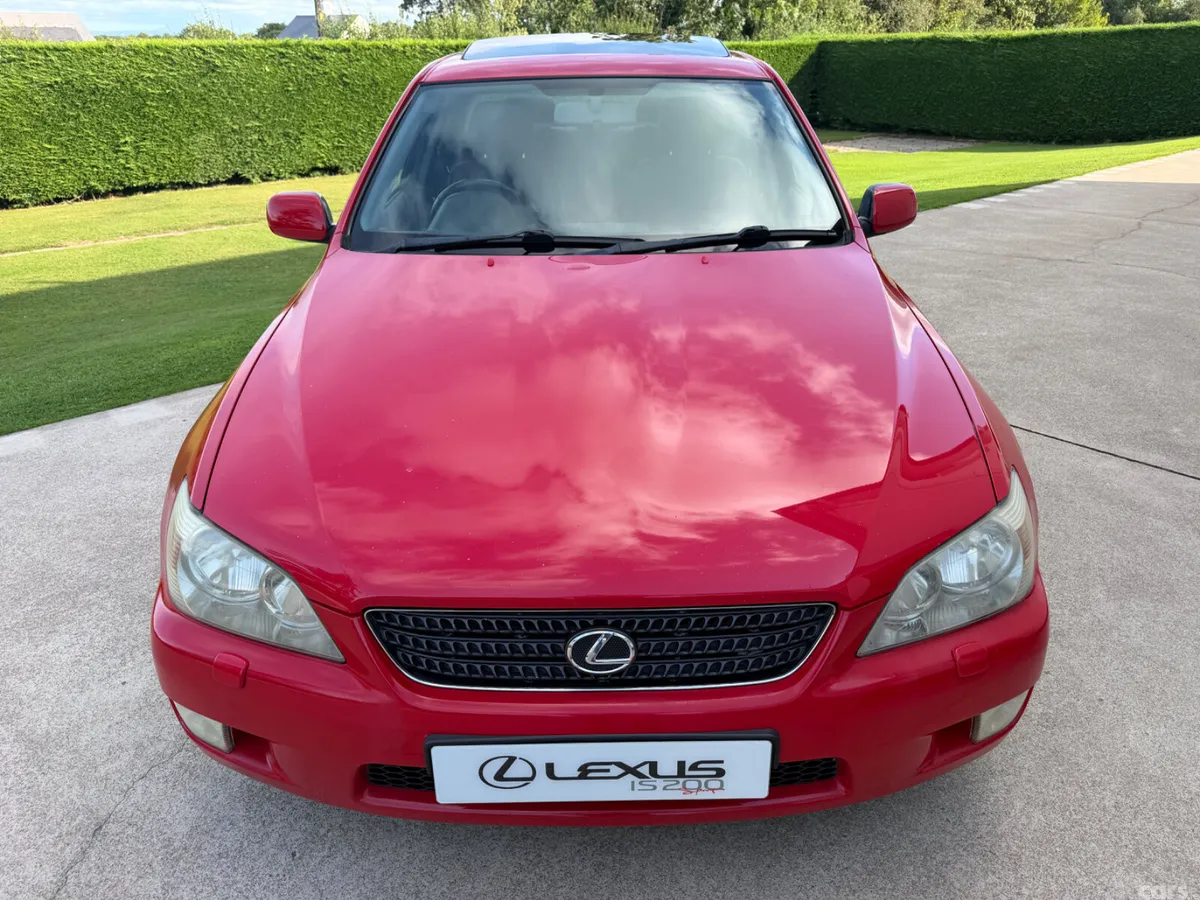 Lexus IS Saloon, Petrol, 2002, Red