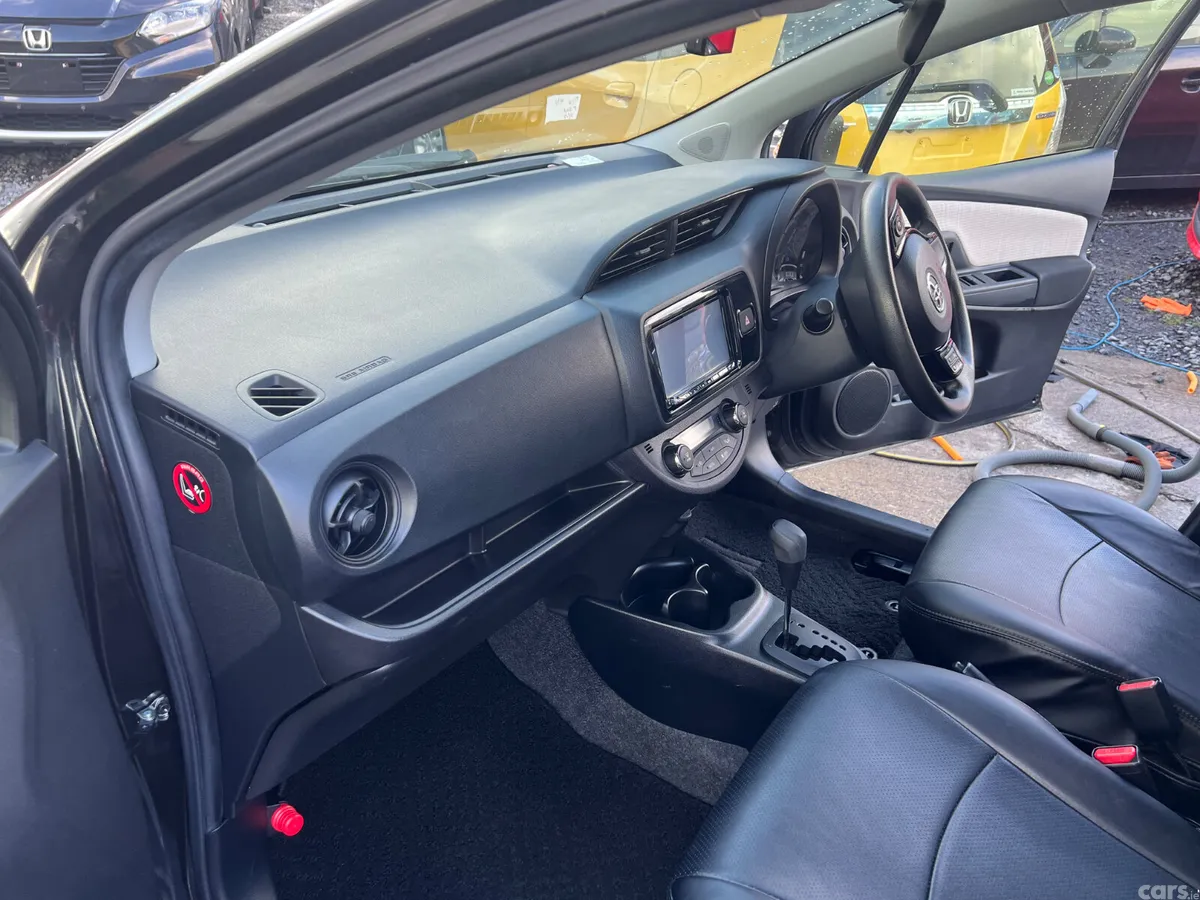 Toyota Vitz Hatchback, Petrol Hybrid, 2017, Black