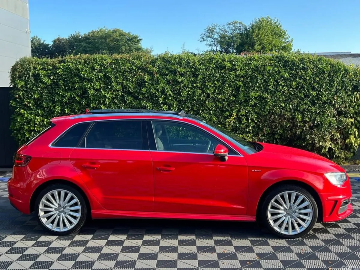 Audi A3 Hatchback, Petrol Hybrid, 2015, Red