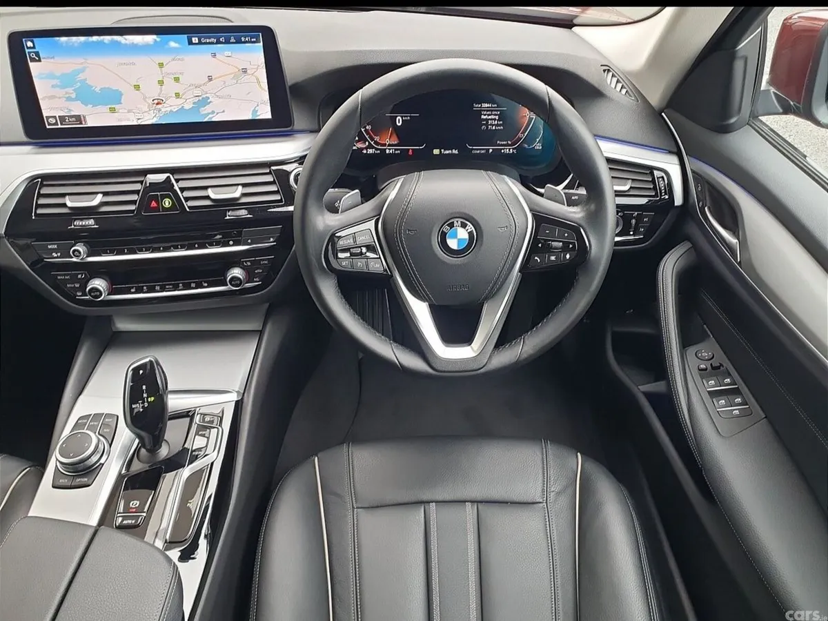 BMW 5-Series Saloon, Diesel, 2022, Red
